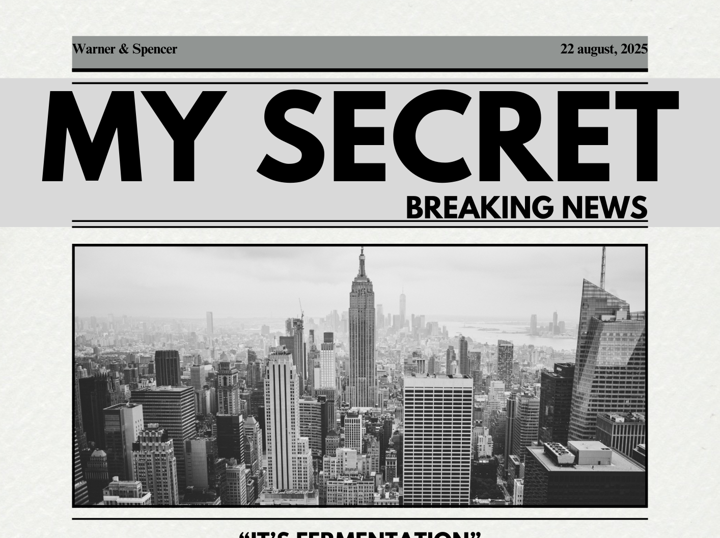 📰🎯Topic Fronting — French Word Order, It's Different.